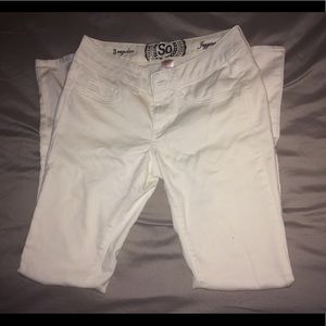 White jeggings
